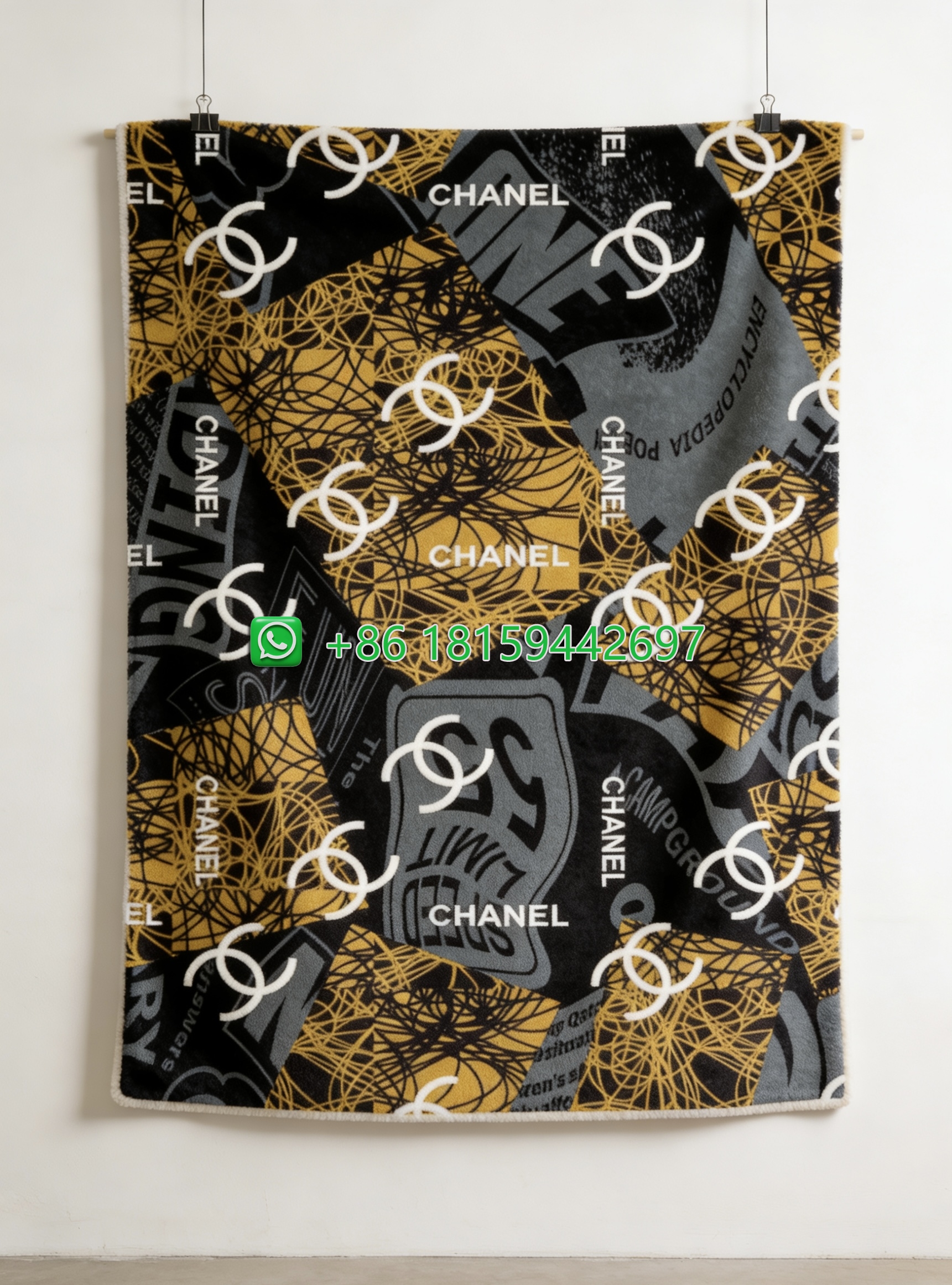 Chanel Throw Blankets